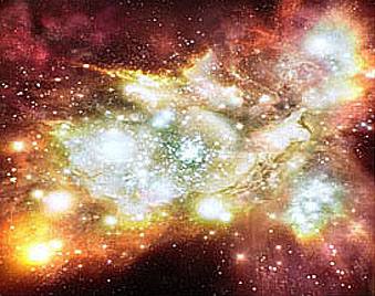 Hot stars in the Lynx nebula.